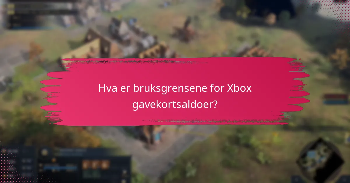 Hvordan kan jeg sjekke saldoen på Xbox gavekortet mitt?