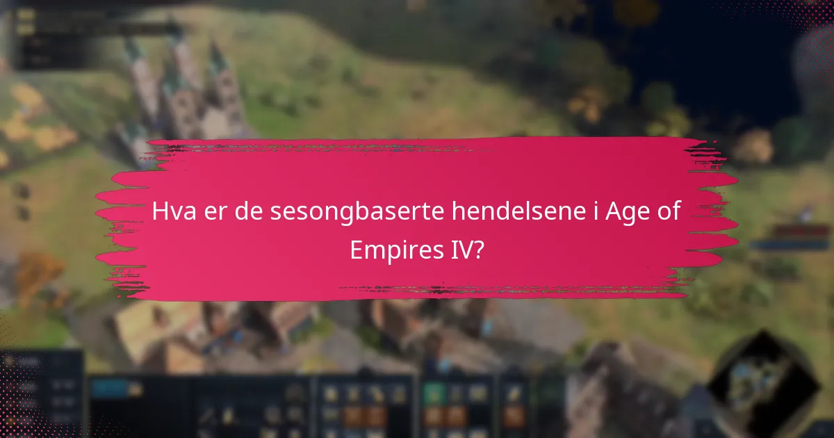 Hva er de tidsbegrensede utfordringene i den nåværende sesongbaserte hendelsen?