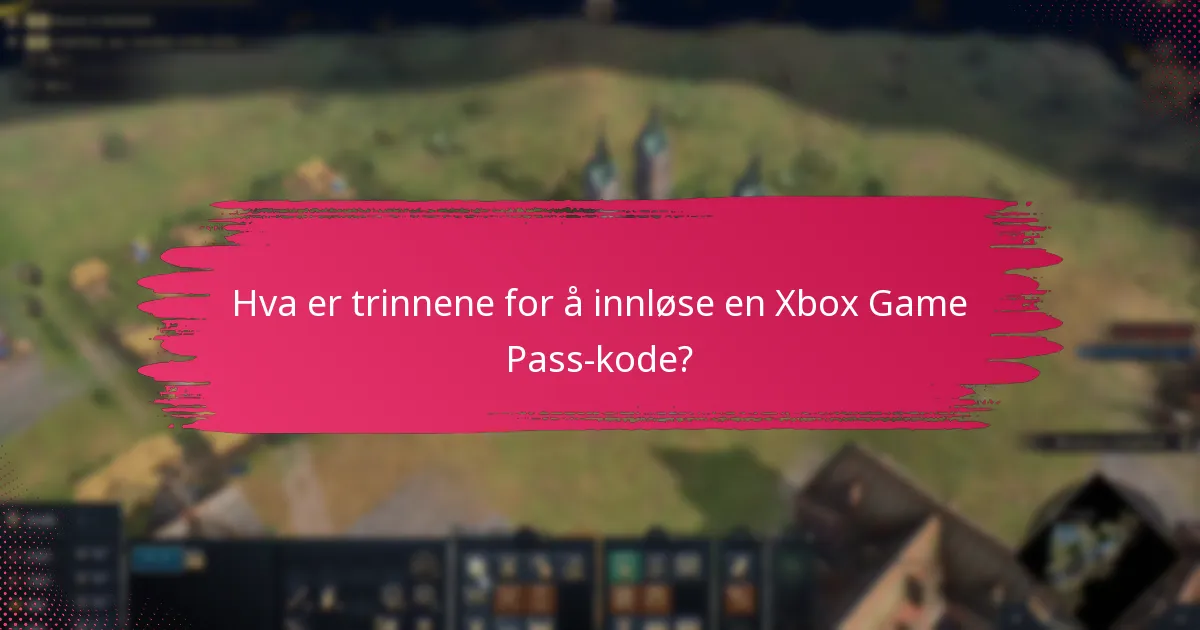 Hvordan kan jeg få tilgang til prøve tilbud for Xbox Game Pass?